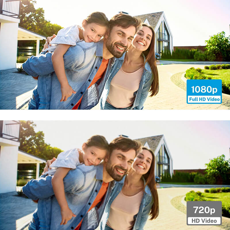 Wireless Video Doorbell Camera | AI Motion Detection 1080P