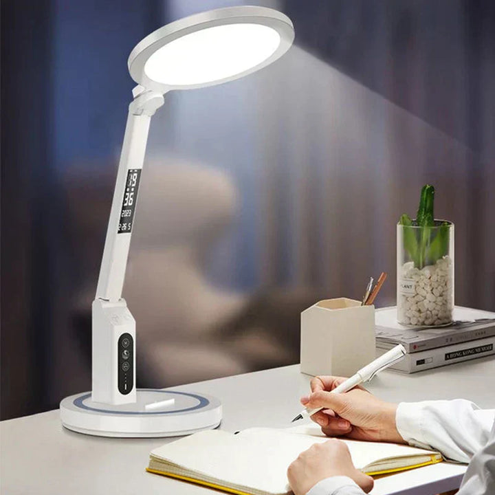 Smart LED Desk Lamp | Digital Clock Display With Touch Controls