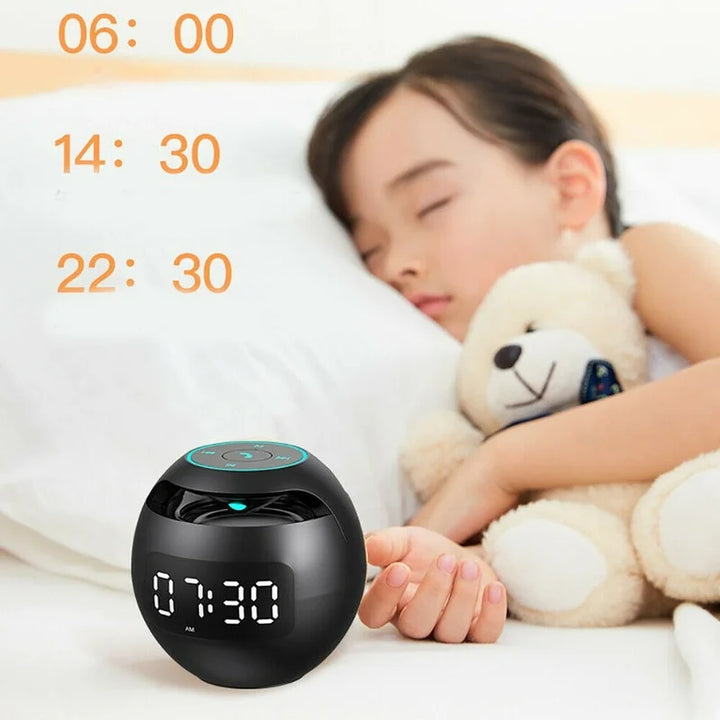 Smart Digital Alarm Clock | RGB Light Bluetooth Speaker Display