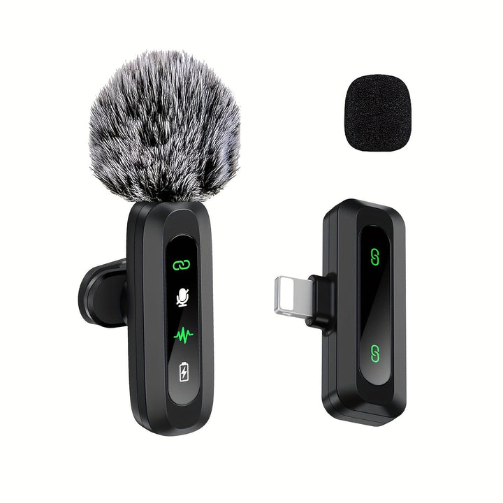 Wireless Lavalier Microphone | Dual USB-C Recording System